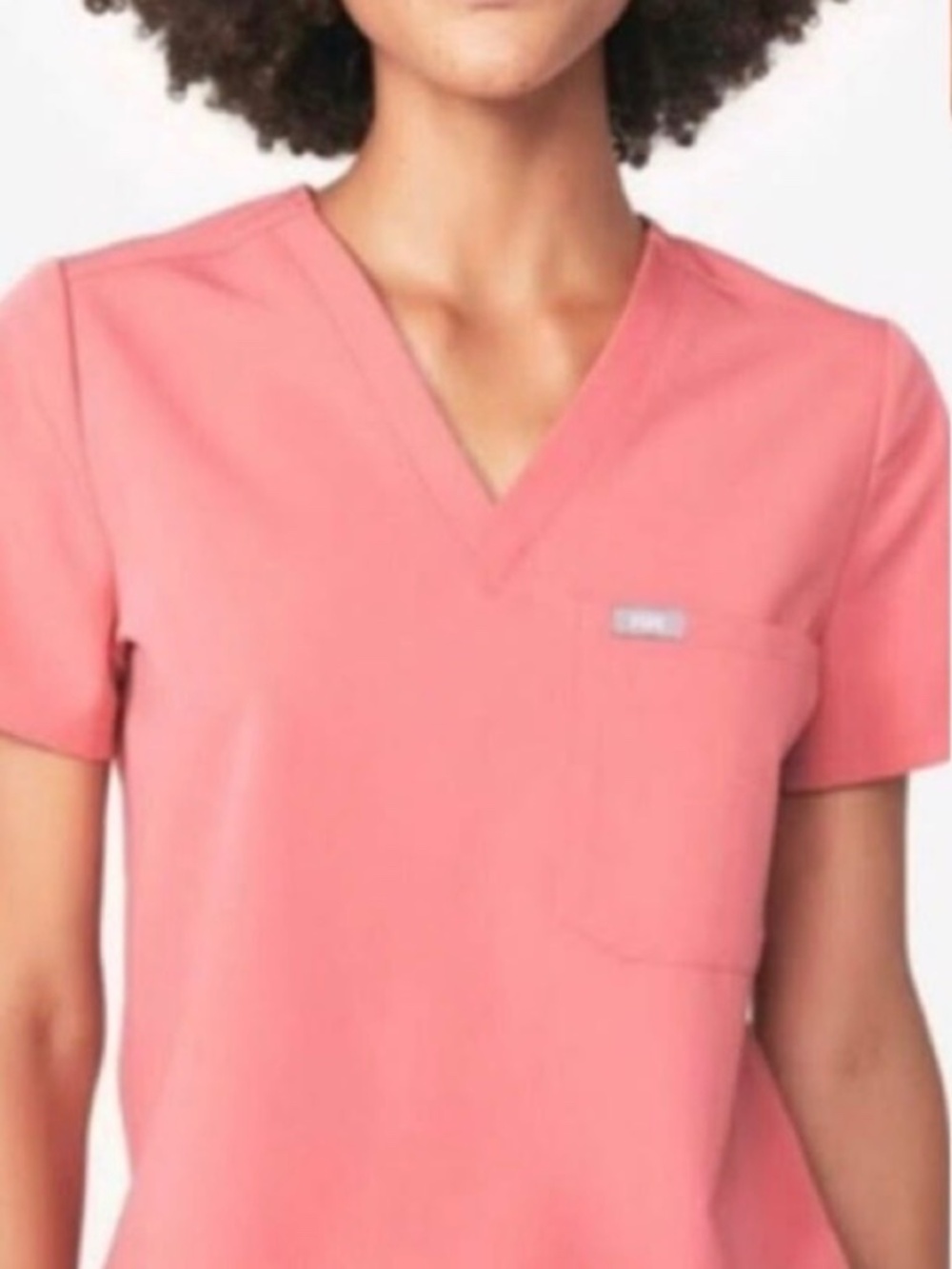 Figs LIMITED EDITION Beat It Pink Color Catarina Top- Small